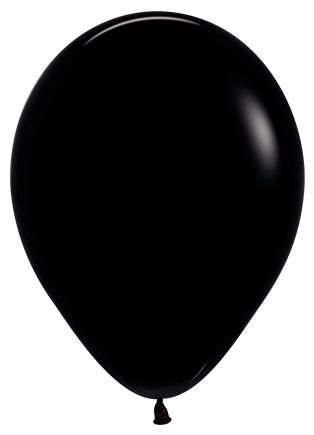 05" Fashion Black (50pcs) Sempertex Balloons