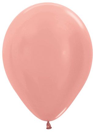 05" Metallic Rose Gold (50pcs) Sempertex Balloons