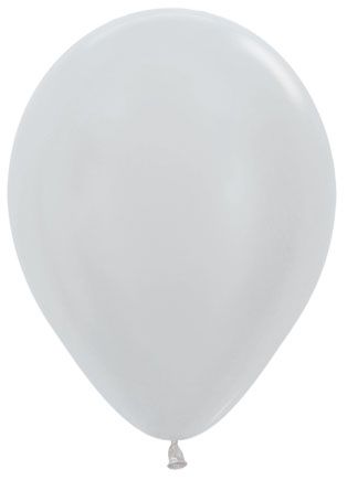 05" Satin Silver (50pcs) Sempertex Balloons