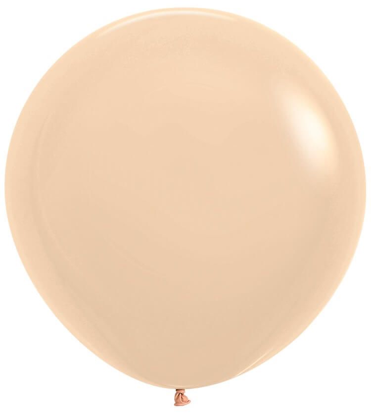 24" Pastel Matte Malibu Peach (10pcs) Sempertex Balloons
