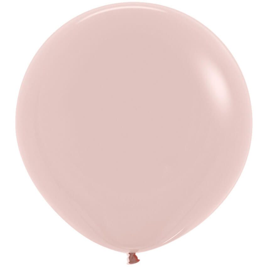 24" Fashion Creamy Blush (10pcs) Sempertex Balloons
