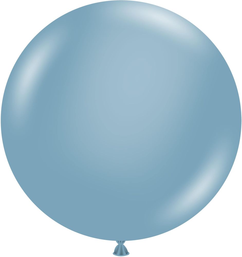 24" Blue Slate (3pcs) TufTex Balloons