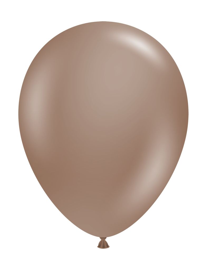 17" Cocoa (50pcs) TufTex Balloons