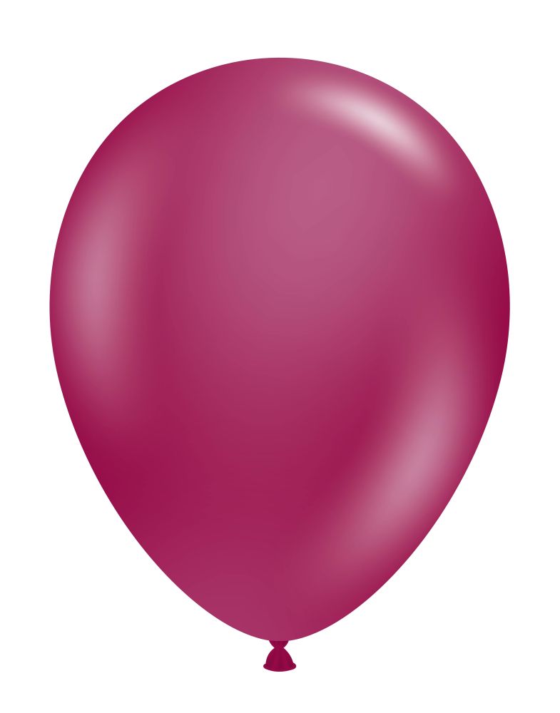 11" Crystal Burgundy (100pcs) TufTex Balloons