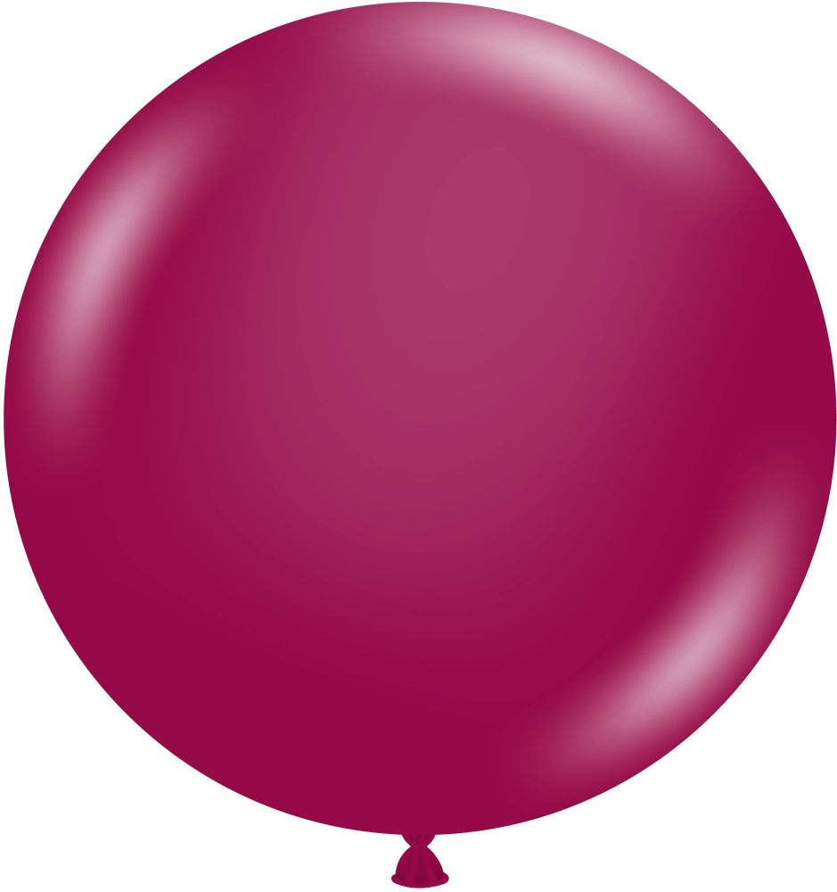36" Crystal Burgundy (2pcs) TufTex Balloons