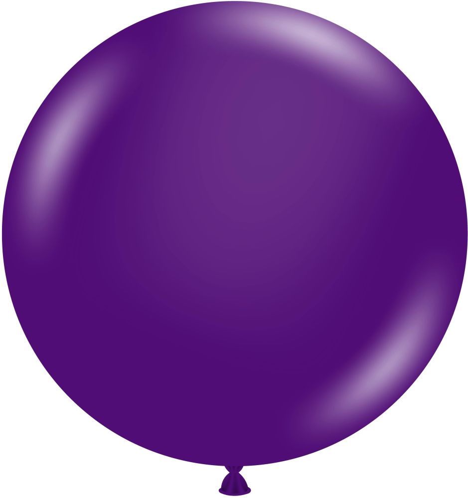 24" Crystal Purple (3pcs) TufTex Balloons