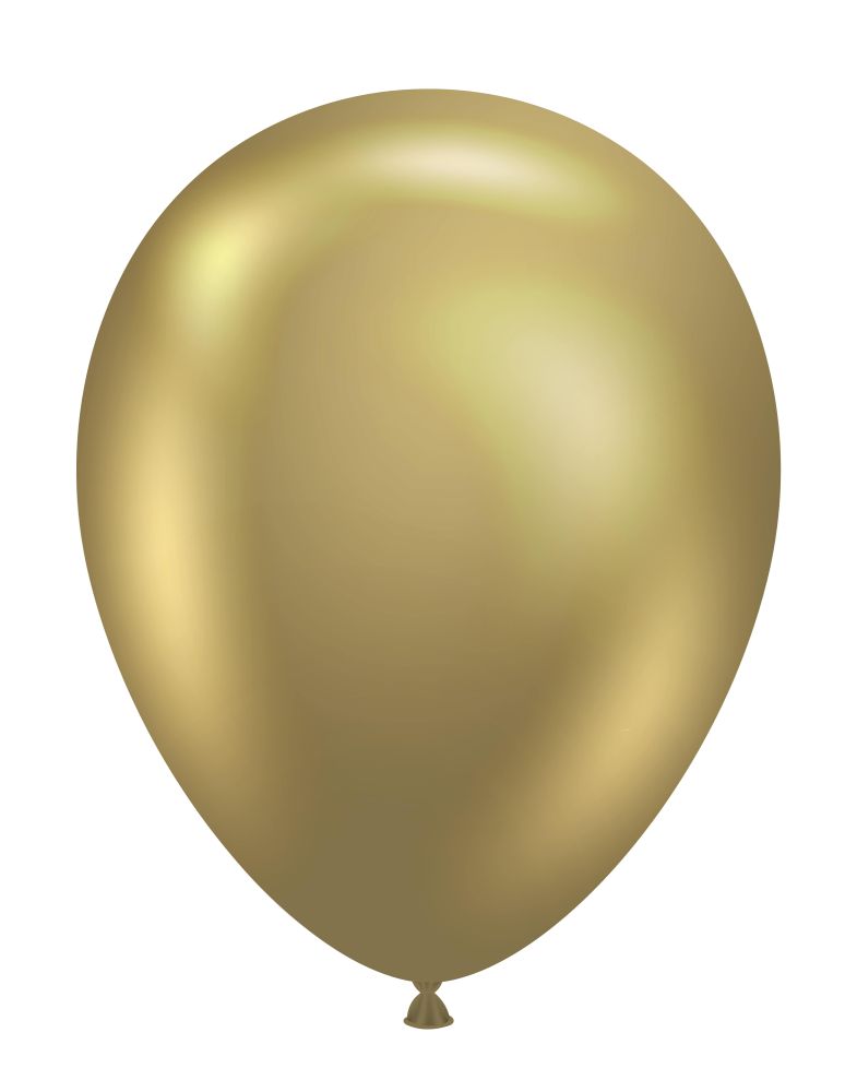 11" Golden Tuftex Effects (50pcs) Balloons