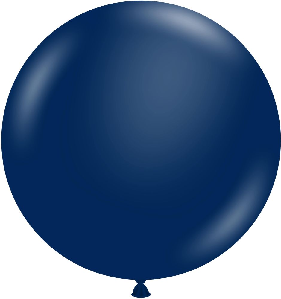 36" Metallic Midnight Blue (2pcs) TufTex Balloons