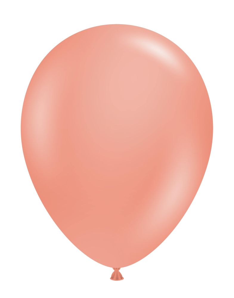 17" Metallic Rose Gold (50pcs) TufTex Balloons