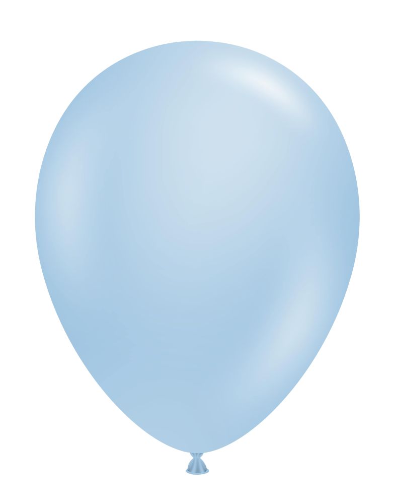05" Metallic Sky Blue (50pcs) TufTex Balloons