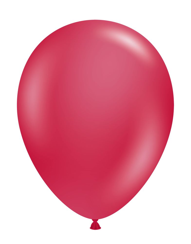 05" Metallic Starfire Red (50pcs) TufTex Balloons