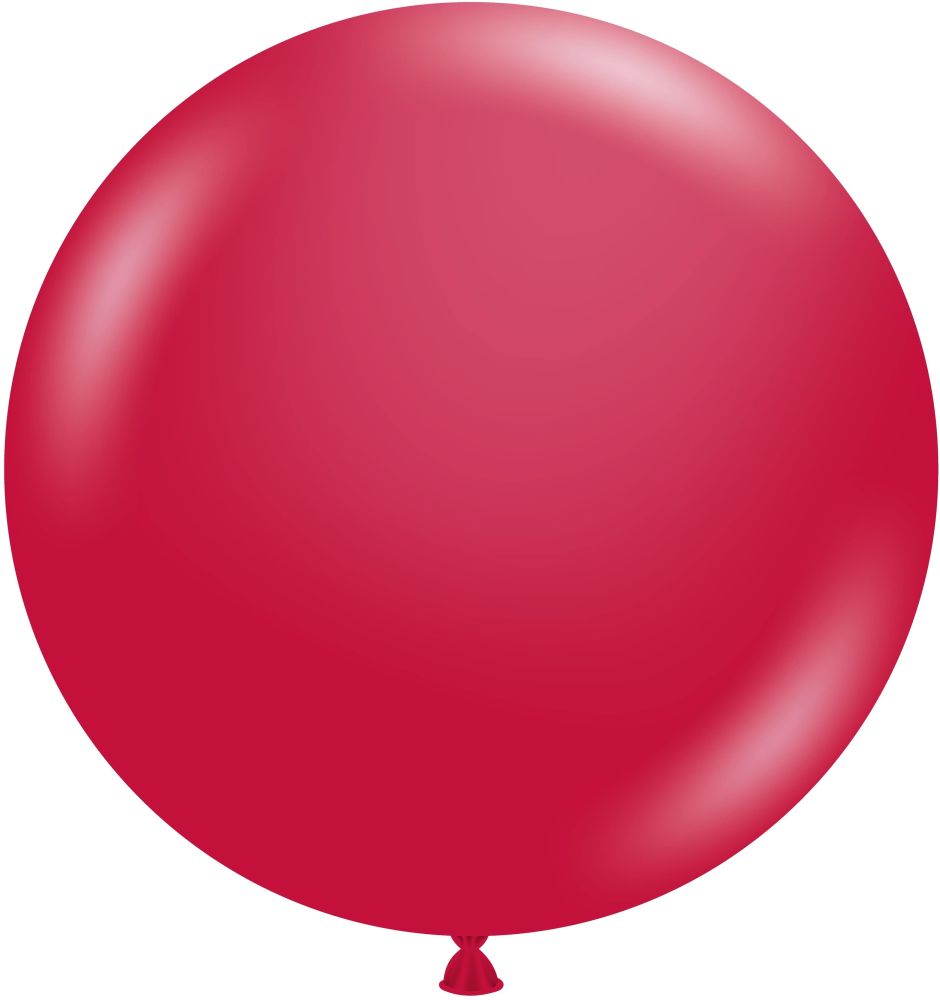 24" Metallic Starfire Red (3pcs) TufTex Balloons