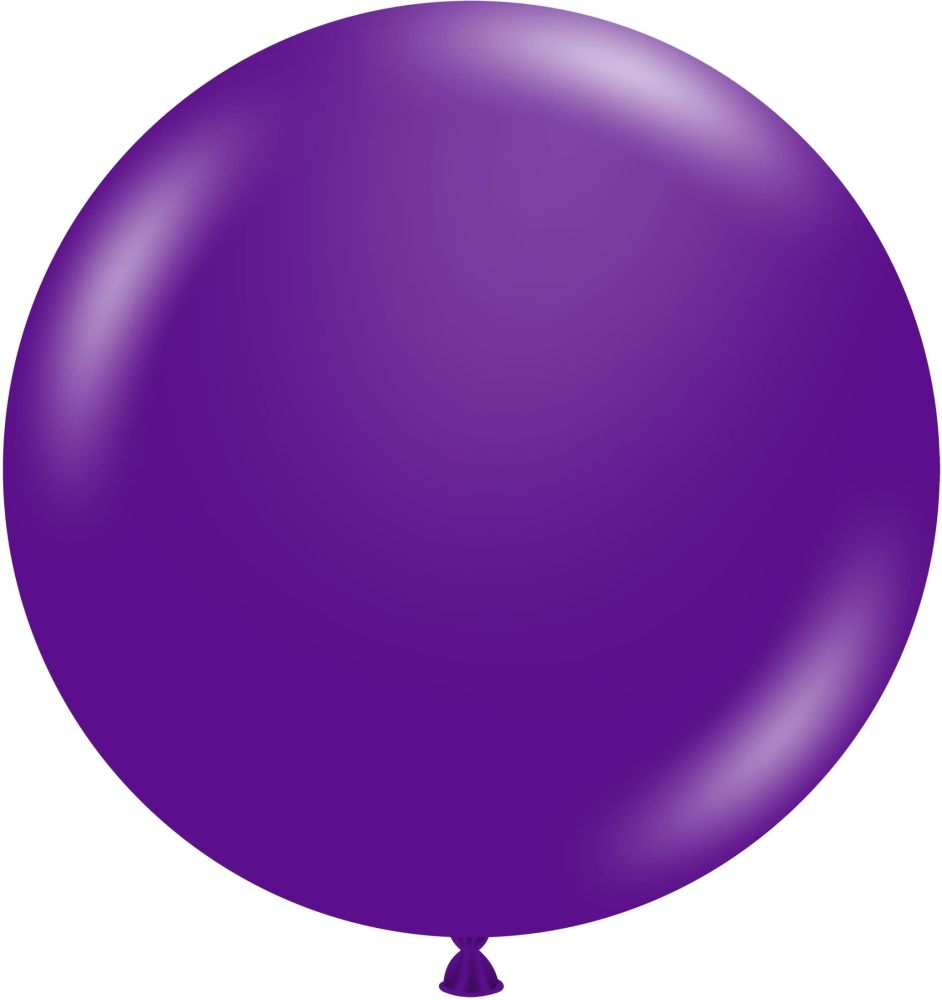 24" Plum Purple (3pcs) TufTex Balloons