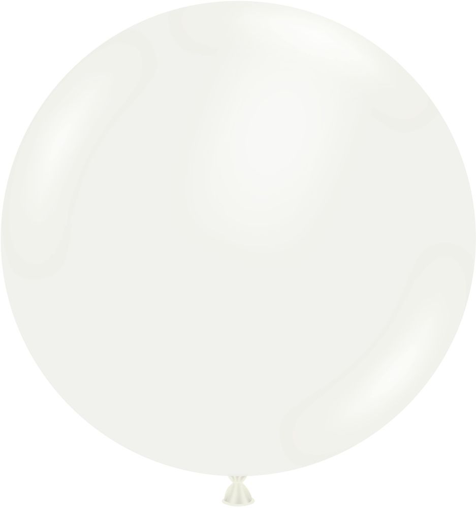 24" White (3pcs) TufTex Balloons