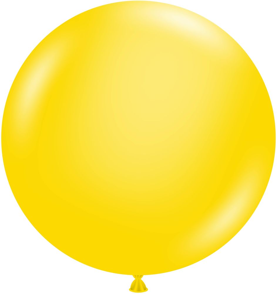 24" Yellow (3pcs) TufTex Balloons