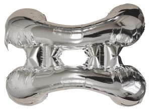 Small Balloon Base Silver (for 17