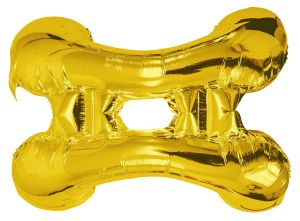 Small Balloon Base Gold (for 17
