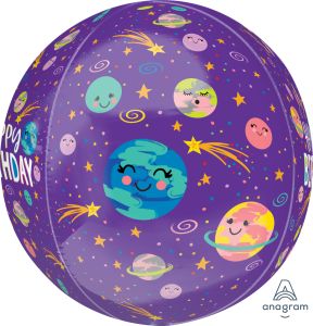 Orbz Smiling Galaxy Balloon