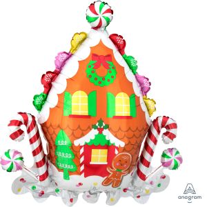 SuperShape Gingerbread House Balloon