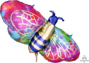 SuperShape Tie-Dye Bee Balloon
