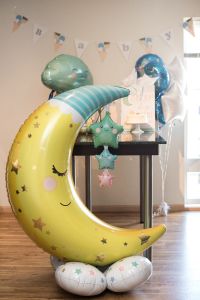 AirLoonz Moon and Stars Balloon
