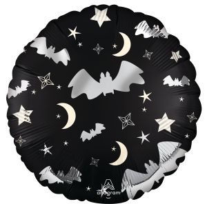 Standard Halloween Satin Bat Attack Balloon