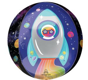 Orbz Outer Space Rocket Ship Balloon