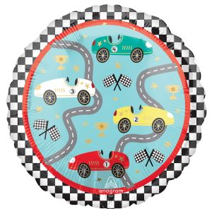 Standard Race Cars Balloon