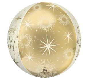Orbz Golden Soiree New Year Balloon