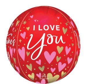 Orbz Satin Heartfelt Elegance Balloon