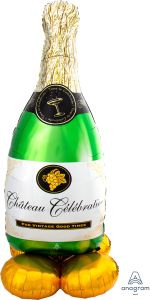 AirLoonz Bubbly Wine Bottle Balloon