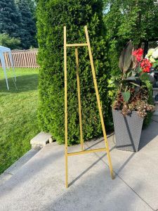 5 ft Wrought Metal Easel