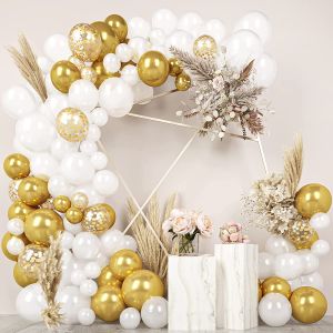 Balloon Garland Arch Kit White Gold