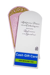 Gift-N-Flate Tiara Pink White Dots Balloon