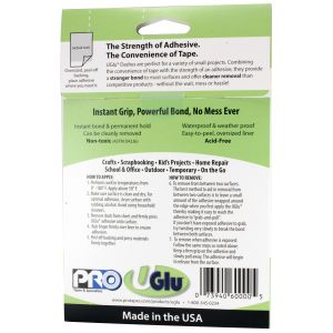 UGlu Adhesive Dashes 1/2 x 5/8in (160pcs)