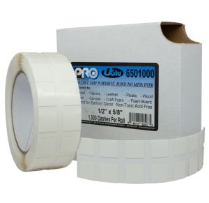 UGlu Adhesive Dashes 1/2 x 5/8in (1000pcs)