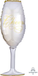 SuperShape Champagne Glass Balloon