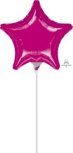 04" Fuchsia Star Balloon