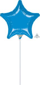 09" Blue Star Balloon