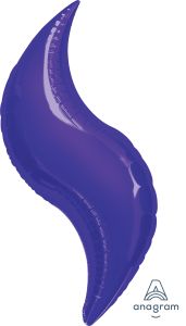 Curve 42" Purple Balloon