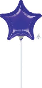 09" Purple Star Balloon
