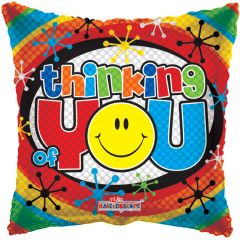 18" Thinking Of You Smiley Balloon