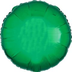 18" Metallic Green Circle (non-packaged) Balloon