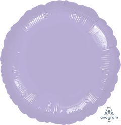 18" Metallic Pearl Pastel Lilac Circle (non-packaged) Balloon