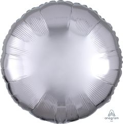 18" Metallic Silver Circle (non-packaged) Balloon
