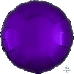 18" Metallic Purple Circle (non-packaged) Balloon