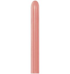 260 Metallic Rose Gold (50pcs) Sempertex Balloons