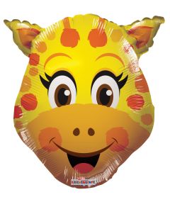Mini Shape Giraffe Head Balloon