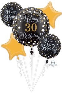 Bouquet Sparkling Birthday Personalize It! Balloon