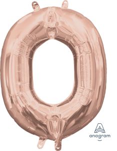 16" Rose Gold Letter O Balloon